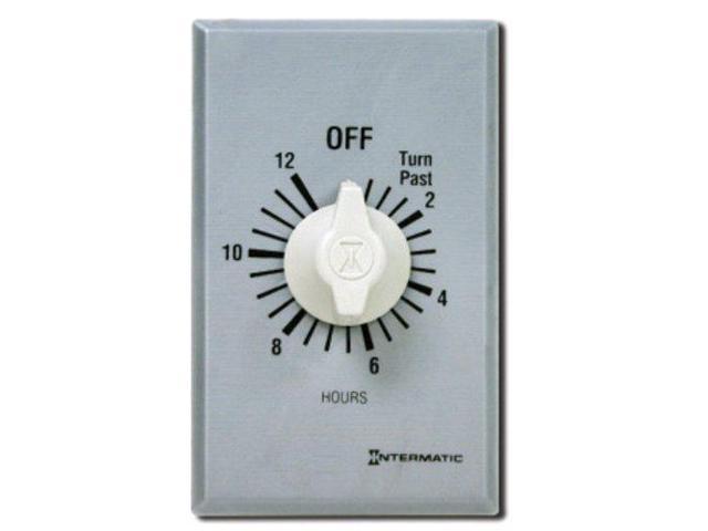 INTERMATIC FF412H Timer,Spring Wound,12 Hr,DPST,Silver - Newegg.com