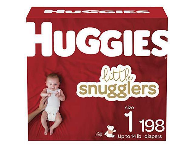 Photo 1 of Baby Diapers Size 1, 198 Ct, Huggies Little Snugglers