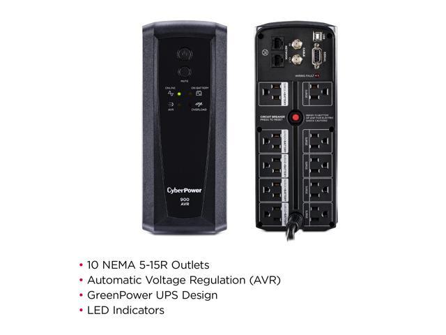 CyberPower AVR UPS Series CP900AVR UPS - Newegg.com