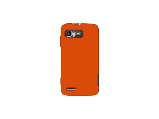 Amzer Silicone Skin Jelly Case - Orange For Motorola ATRIX 2 MB865