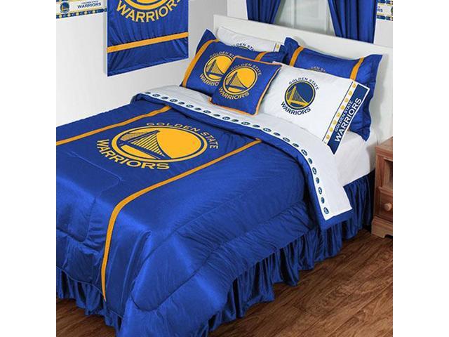 Nba Warriors Twin Comforter Set Basketball Bedding Newegg Com