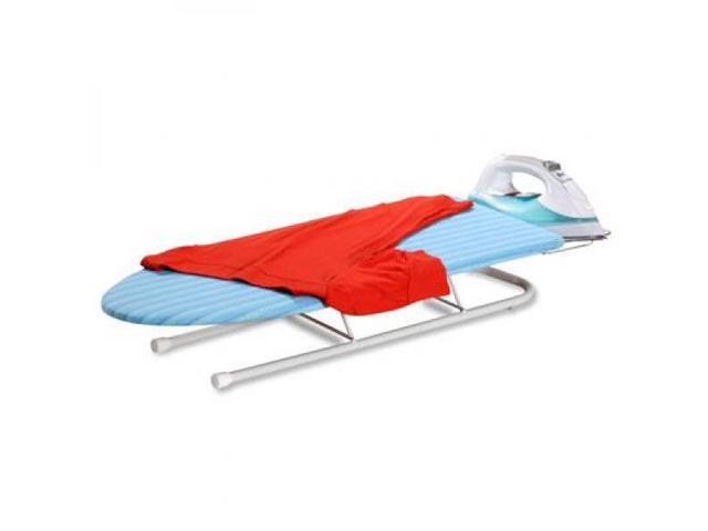 Honey-Can-Do BRD-01435 Collapsible Tabletop Ironing Board with Pull out Iron Rest