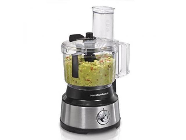 Photo 1 of **FOR PARTS**DAMAGED LID**Hamilton Beach 10-Cup Food Processor, with Bowl Scraper (70730)