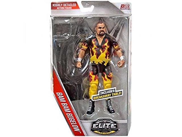 bam bam bigelow action figure with breakaway table then now forever