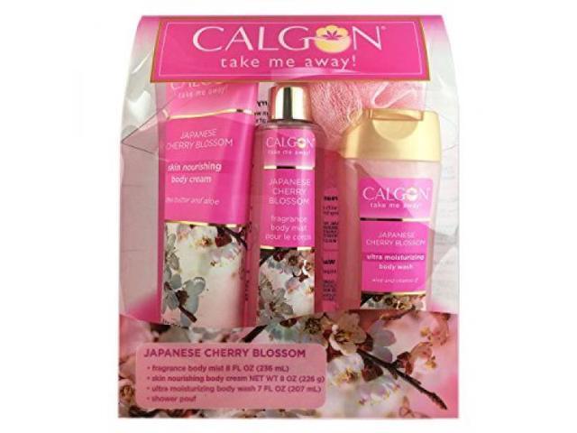 Calgon Japanese Cherry Blossom 4 Piece Gift Set For Women Newegg Com