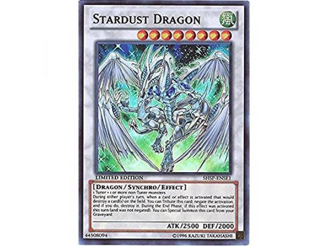 Yu Gi Oh Stardust Dragon Shsp Ense1 Shadow Specters Special Edition Limited Edition Super Rare Newegg Com