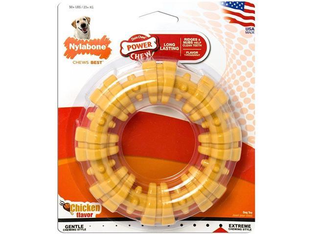 Photo 1 of Nylabone Dura Chew Large Textured Ring Bone Dog Chew Toy