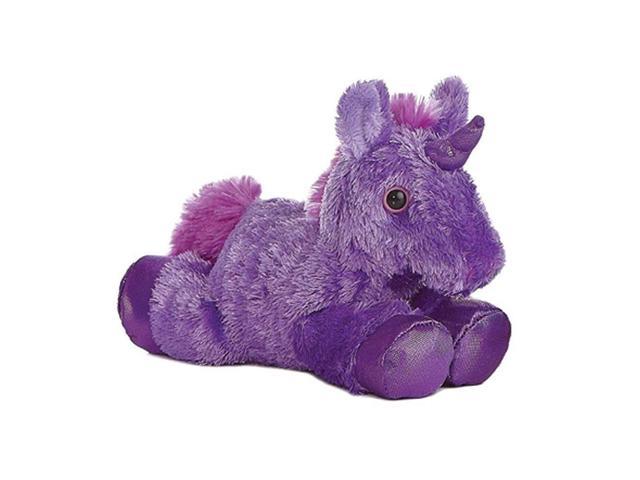 stuffed purple unicorn