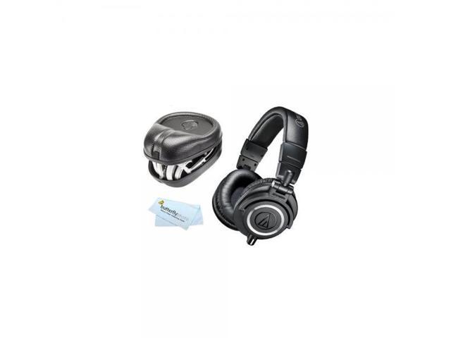Audio-Technica ATH-M50x Professional Monitor Headphones + Slappa 