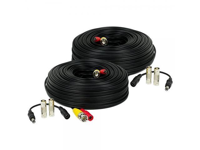 Amcrest 150 Foot BNC Coaxial Cable for CCTV Security HDCVI Camera Systems 4-PACK 