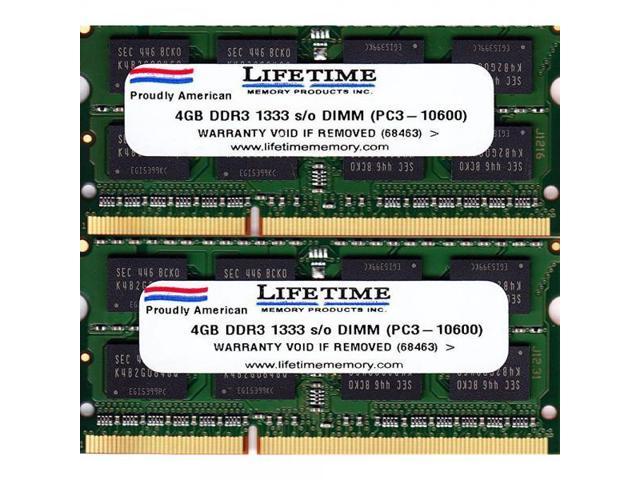 2 x 4GB A-Tech 8GB DDR3 1333MHz SODIMM PC3-10600 204-Pin Non-ECC Memory Upgrade Kit RAM for HP TOUCHSMART 310-1125F