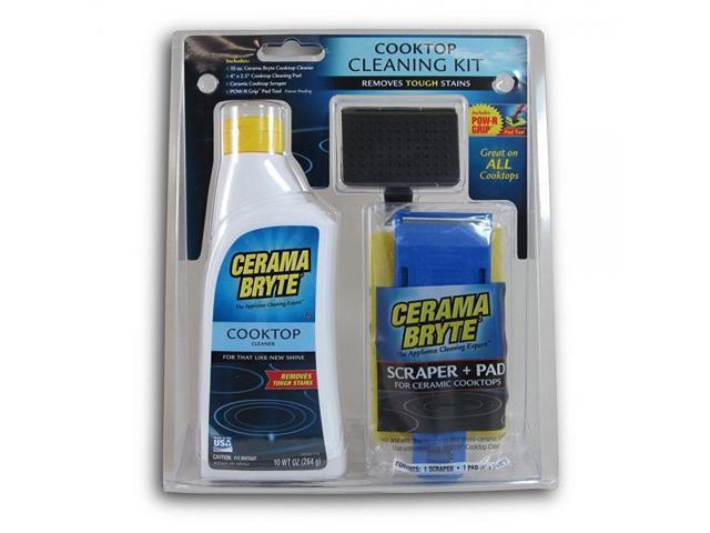 Cerama Bryte Cooktop Cleaning Kit Includes 10 Oz Bottle Of