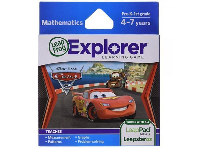 Leapfrog LEAP PAD Cars K-1ST GRADE Reading Math Book & Cartridge 