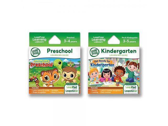 Leapfrog Leappad Game Cartridges Get Ready For Kindergarten Preschool Adventures 2 Pack Newegg Com