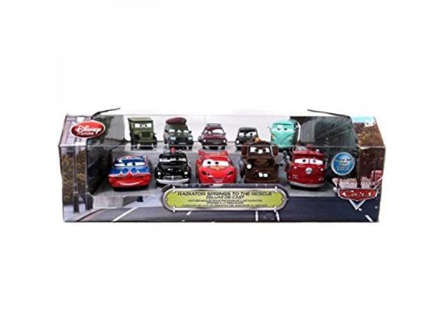Disney Pixar Cars Movie Exclusive 1 48 Die Cast Car 10 Pack Radiator Springs To The Rescue Josh Coolant Ramone Sheriff Mcqueen Mater Red Sarge Fillmore Gremlin Trunkov Newegg Com