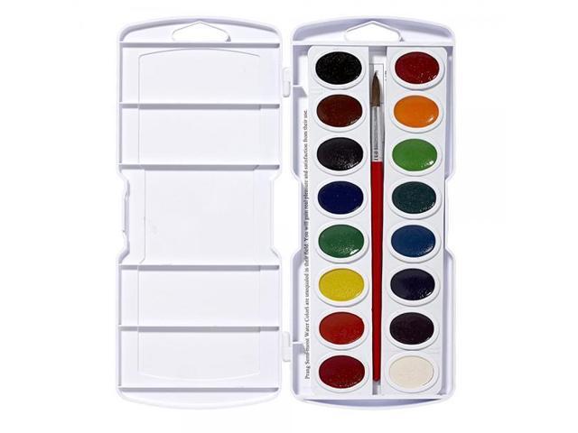 Prang Oval Pan Watercolor Set, 16 Classic Colors with No. 9 Brush (16000) -  Newegg.com
