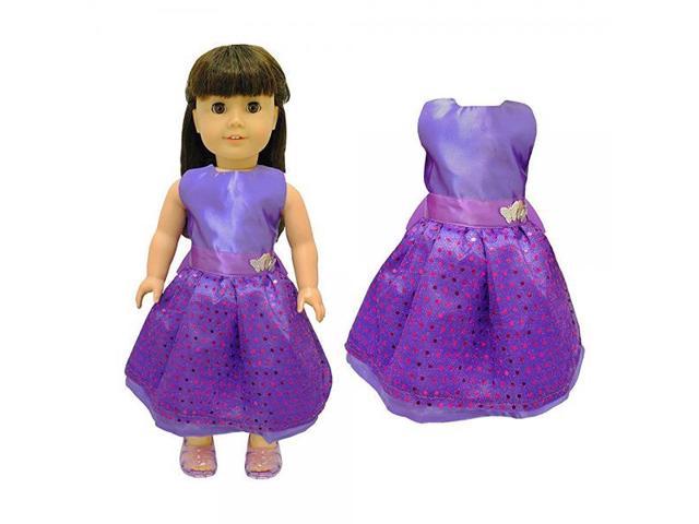 american girl purple dress
