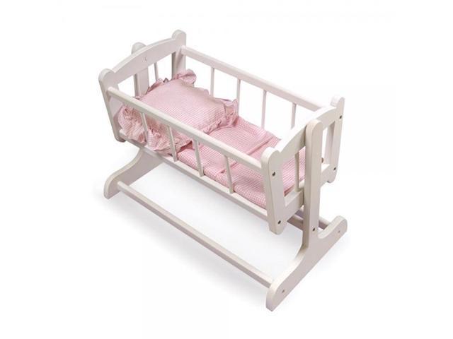 Photo 1 of Badger Basket Heirloom Style Doll Cradle with Blanket & Pillow (fits American Girl dolls)