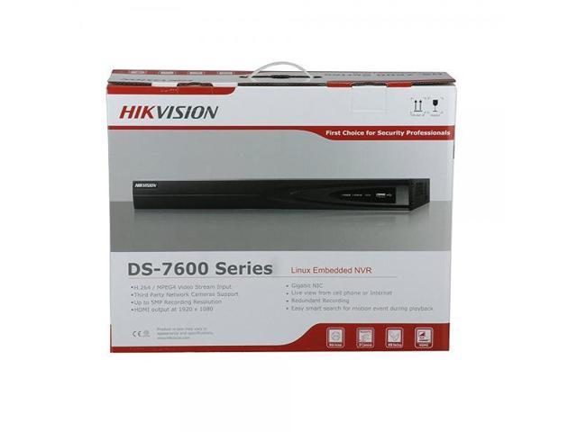 HIKVISION NVR 8CH CHANNEL 8CH POE  DS-7608NI-EV2/8P 5MP H.264 USA NVR 