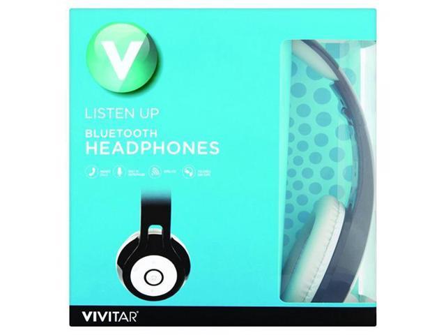 Vivitar Listen Up Bluetooth Over Ear Headphones (Black)
