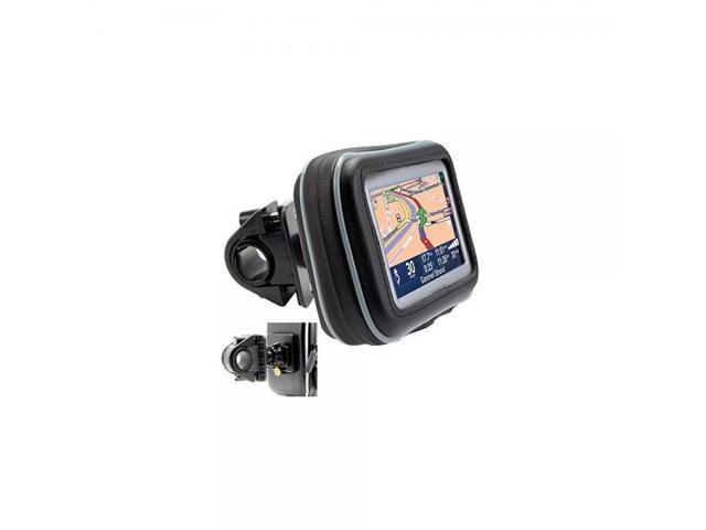 ChargerCity Universal Motorcycle/Bike Mount with Water Resistant Case for 5 inch GPS Garmin Nuvi Drive DriveSmart 50 51 52 54 55 56 58 57 42 44 45 2539 2555 2557 2595 2597 2598 2599 LM LMT 