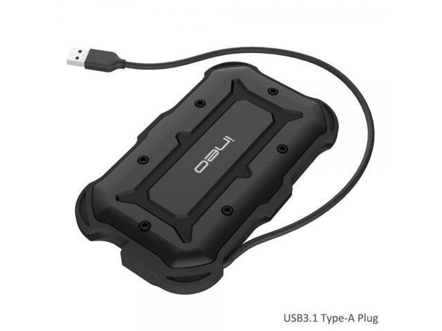 Rugged 2 5 Hdd Enclosure Uniquely Modern Rugs Usb 3 1 Sata Rugged 2 5 Inch Hard Drive Enclosure Elecgear