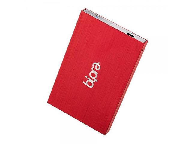 Bipra 640Gb 640 Gb 2.5 Inch External Hard Drive Portable Usb 2.0 - Red -  Fat32 (640Gb)
