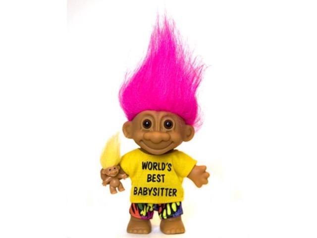 troll doll pink hair
