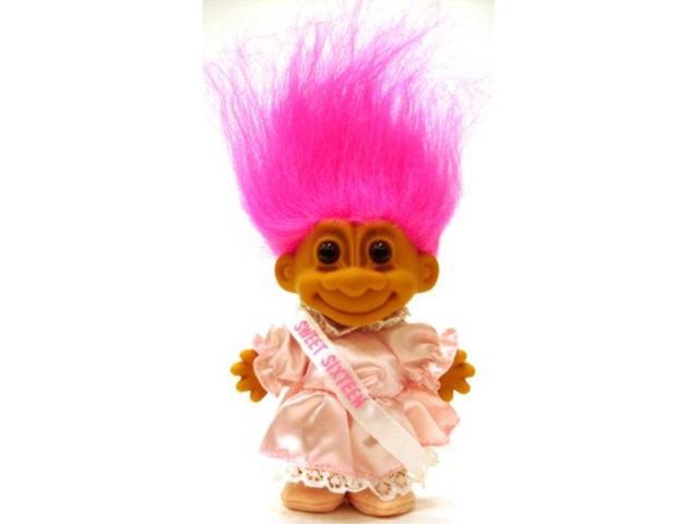 pink troll doll