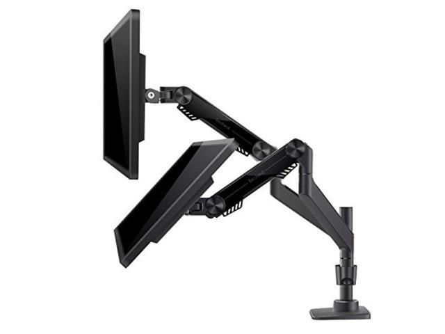 Bestand Dual Monitor Arm Mount Stand For Lcd Led Computer Screen Up To 27 Swivel Gas Spring Aluminum Desk Grey Newegg Com