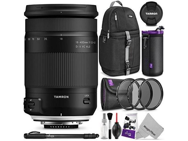 Tamron 18 400mm F 3 5 6 3 Di Ii Vc Hld Lens For Canon Ef W Advanced Photo And Travel Bundle Newegg Com