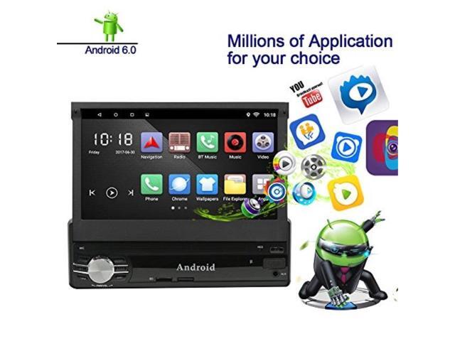 Ezonetronics Android 6.0 Quad Core Car Radio Stereo 2 Din 7 inch Capacitive Touch Screen High Definition 1024x600 GPS Navigation USB SD Player 2G DDR3 16G NAND Memory Flash Rhythm Electronics Limited RM-CT008