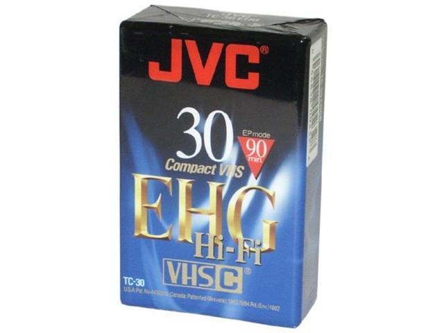 JVC TC30EHGB 30 Minute Blank VHS-C Tape 
