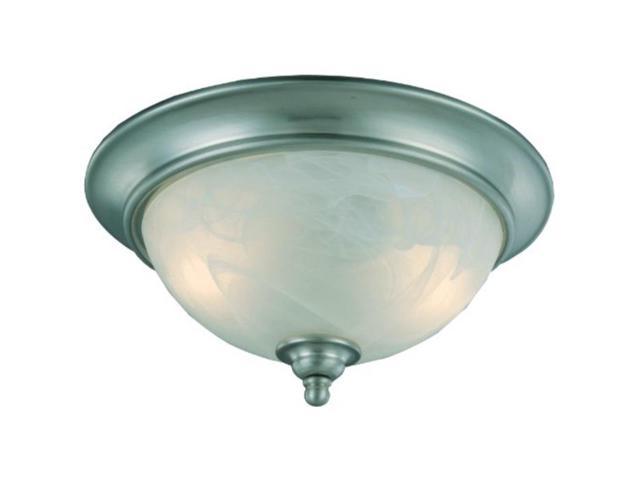 Hardware House H104449 Dover Flush Mount Ceiling Fixture Satin Nickel