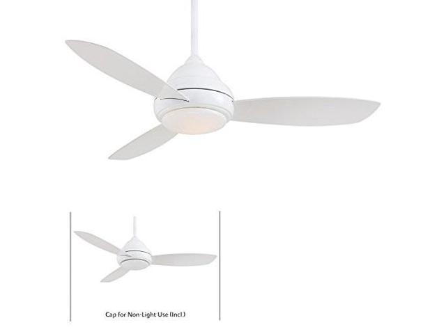 Minkaaire F516lwh Concept I Led White 44 Ceiling Fan With Light