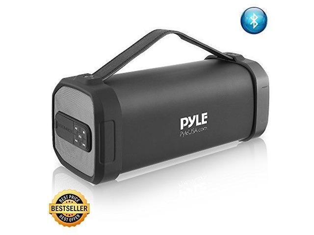 pyle portable bluetooth wireless boombox stereo system