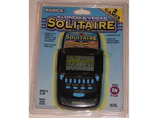 radica solitaire handheld game 2000