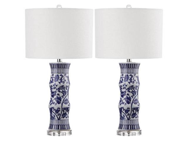safavieh blue and white lamp