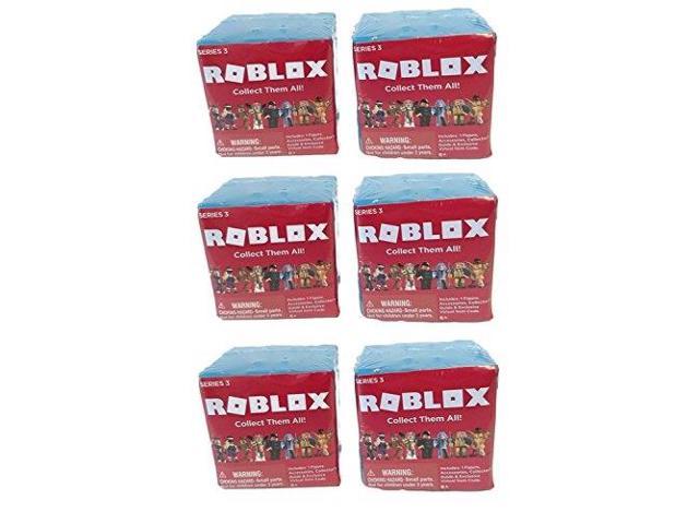 Roblox Series 3 Action Figure Mystery Box Pack Of 6 Random Boxes - roblox collect them all