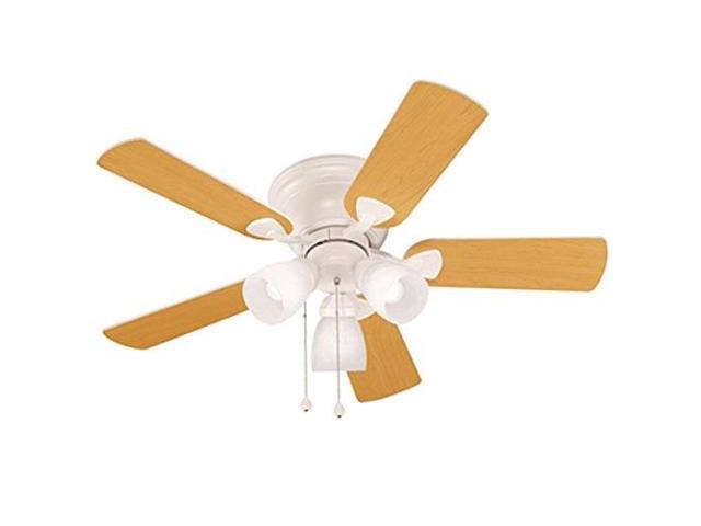 Harbor Breeze Centreville 42in White Flush Mount Indoor Ceiling Fan