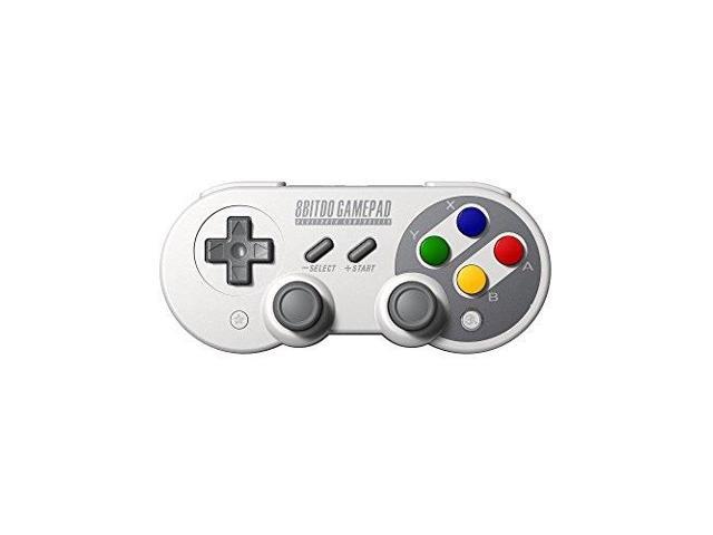 8bitdo sf30 pro wireless bluetooth controller gamepad dual classic joystick for windows, mac os, android, linux, raspberry pi, steam, etc., compatible with nintendo switch, with extra carrying bag
