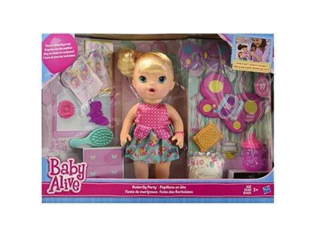 baby alive butterfly party doll blonde