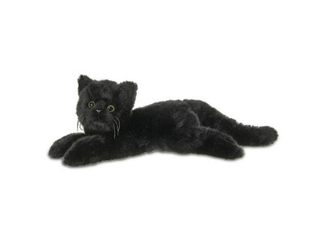 Kitten 15 inches Bearington Collection . Bearington Jinx Plush Stuffed Animal Black Cat