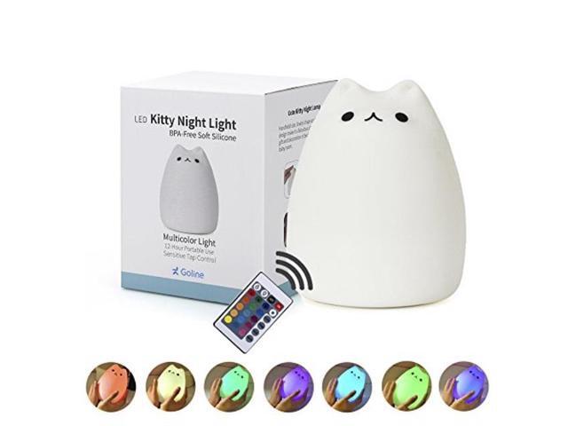 Cat Lamp Goline Remote Control Night Light Baby Boy Cat Lamp Goline Remote Control Night Light Baby Boy