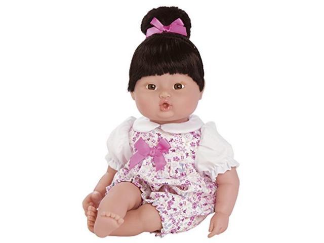 Photo 1 of adora playtime baby floral romper 13" girl weighted washable cuddly snuggle soft toy play doll gift set with open eyes for children 1+ includes bottle