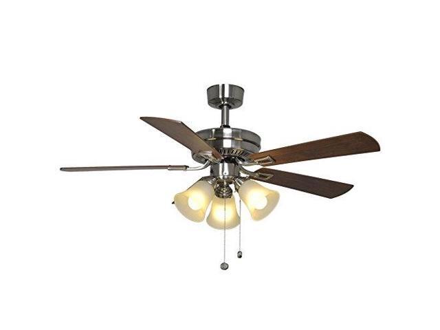 Hampton Bay 91191 Lyndhurst 52 Indoor Brushed Nickel Ceiling Fan