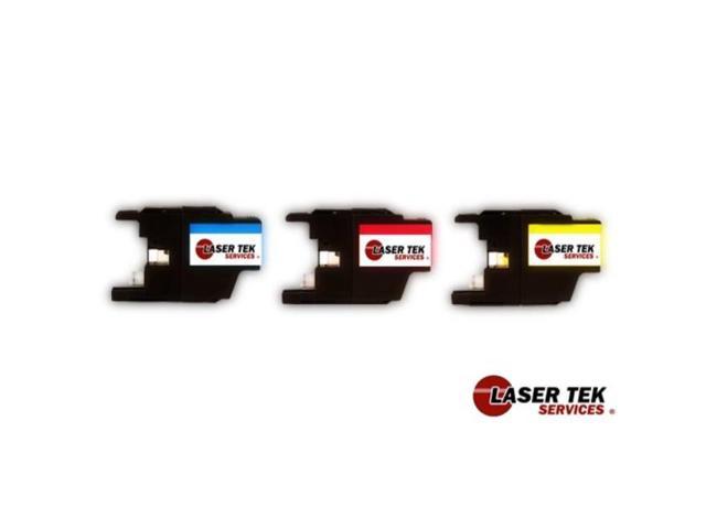 Laser Tek Services® Color Brother LC-75C LC-75M LC-75Y - 3 Pack Value Pack (1C, 1M, 1Y)