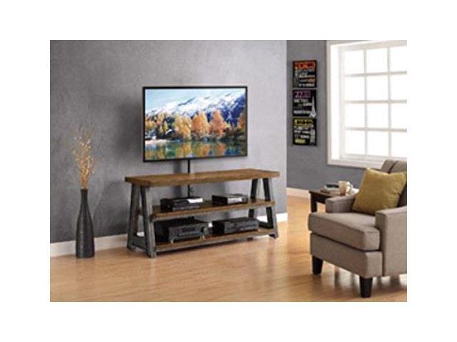 Whalen Furniture 3in1 Brown Tv Stand For Tvs Up To 70 Newegg Com