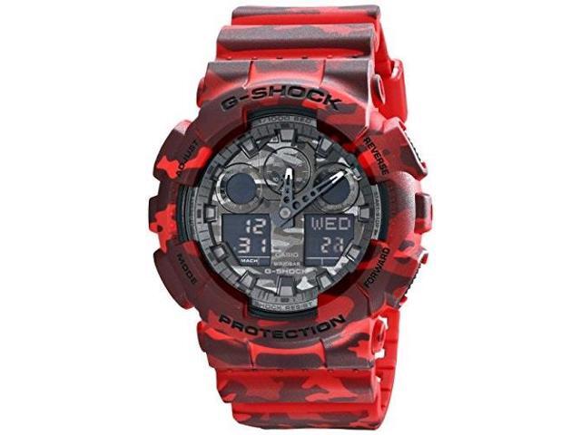 g shock red camo
