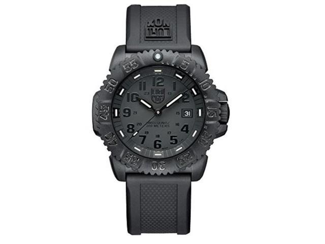 luminox 3051 blackout evo navy seal swiss dive watch